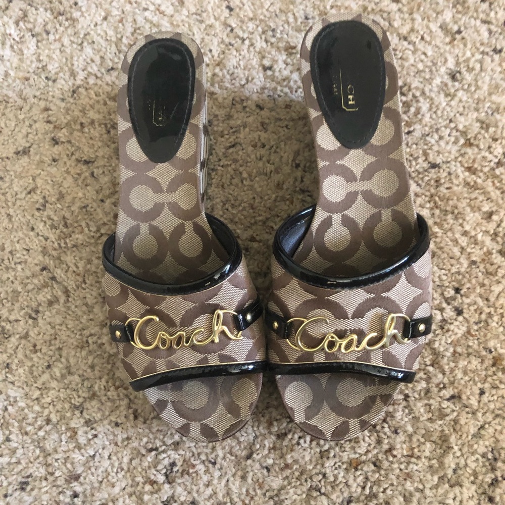 Coach wedges